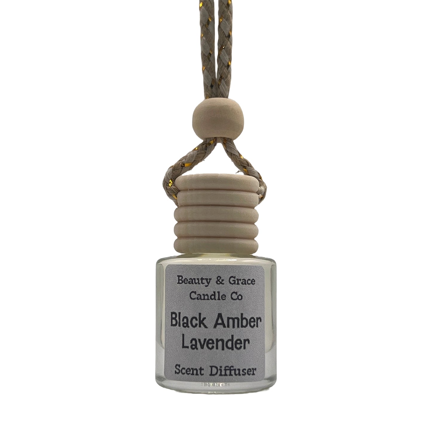 Black Amber Lavender Car Scent Diffuser