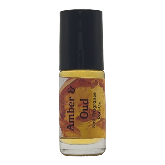 Amber & Oud Perfume Oil Fragrance Roll On