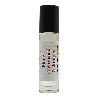 Black Cedarwood & Juniper Perfume Oil Fragrance Roll On