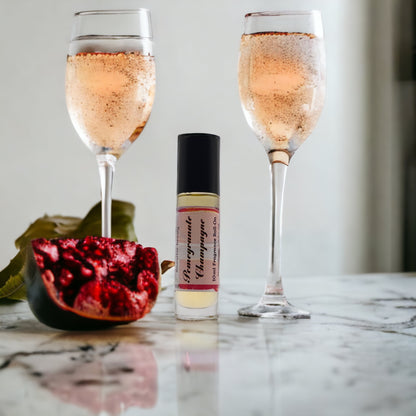 Pomegranate Champagne Perfume Oil Fragrance Roll On