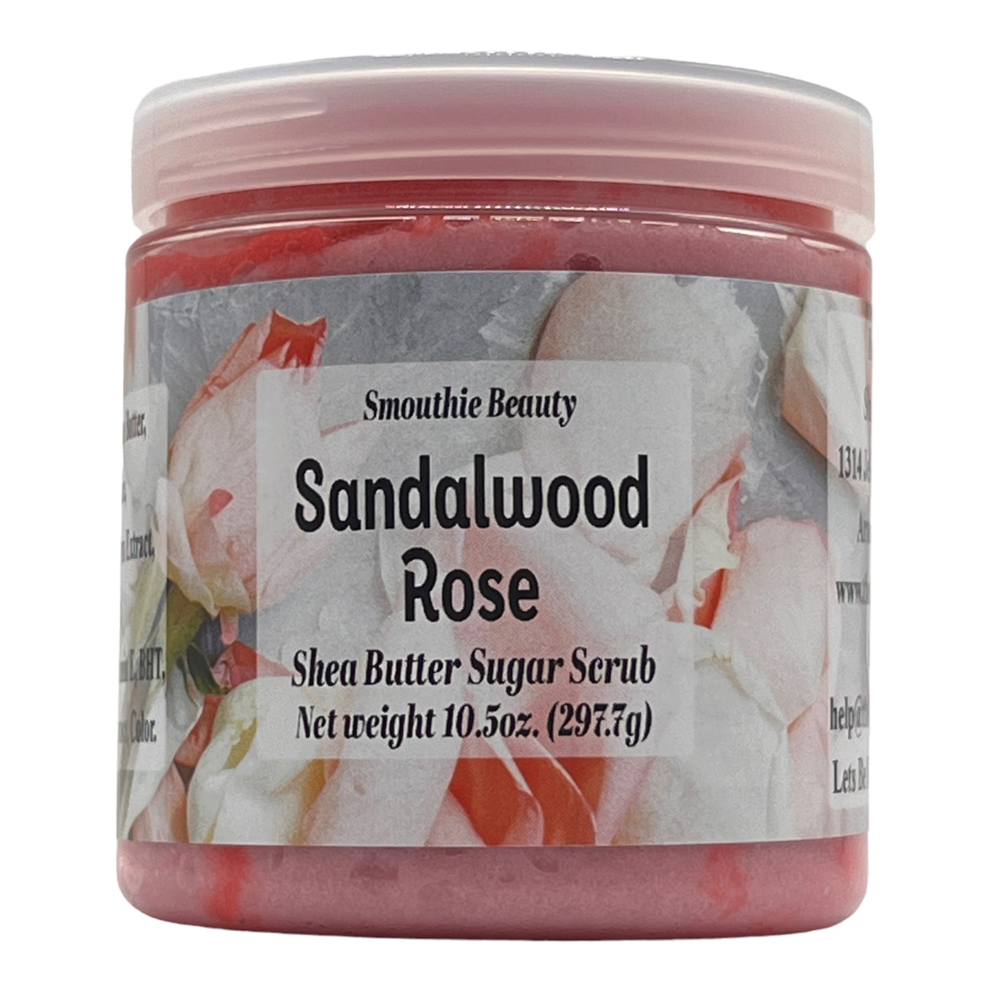 Sandalwood Rose Shea Butter Sugar Scrub