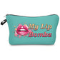 Teal My Lip Bombz Make-Up Bag