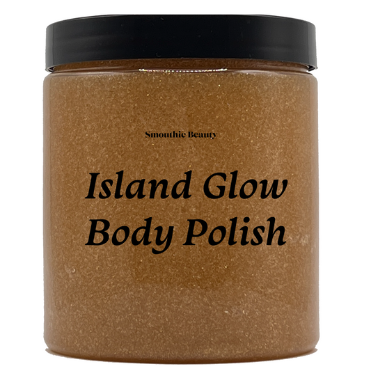 Black Linen Island Glow Body Polish