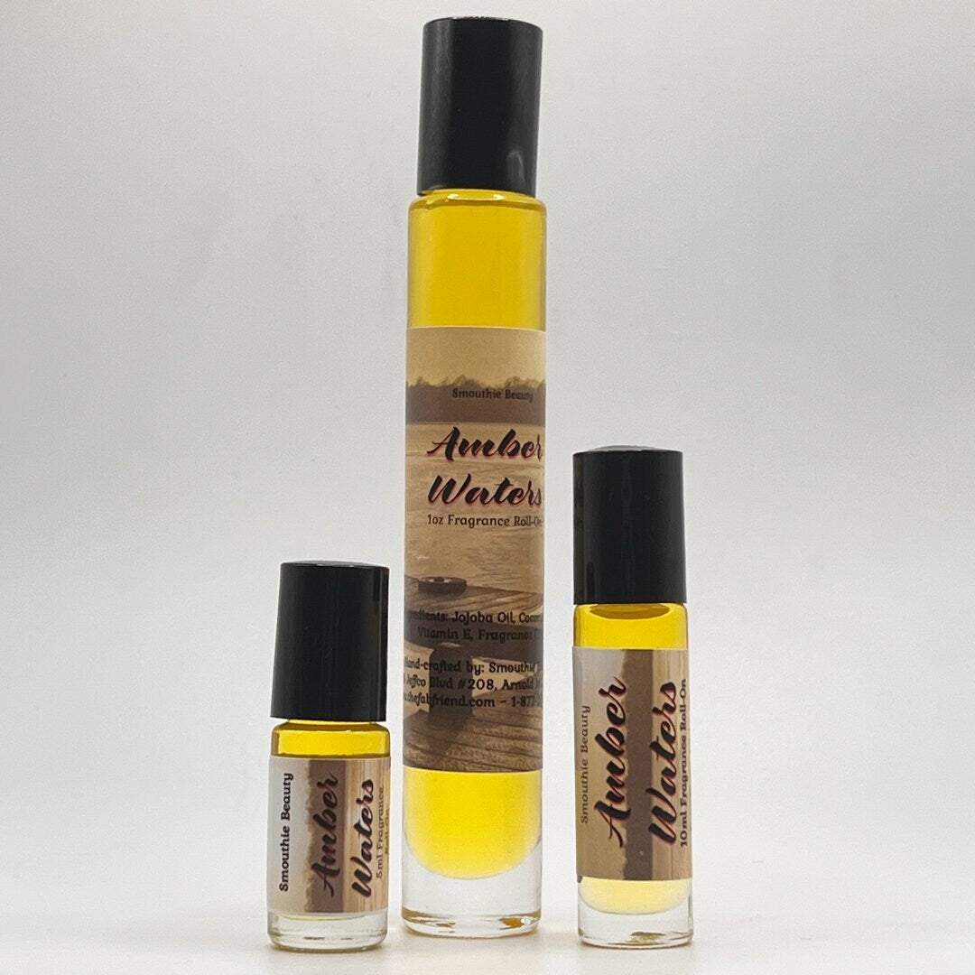 Amber Waters Perfume Oil Fragrance Roll On